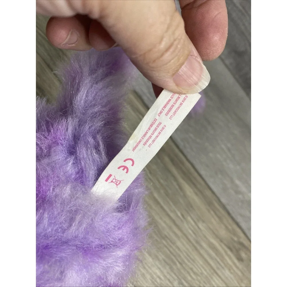 Pomsies Speckles Purple Kitty Cat Pet Interactive Plush‎ Works